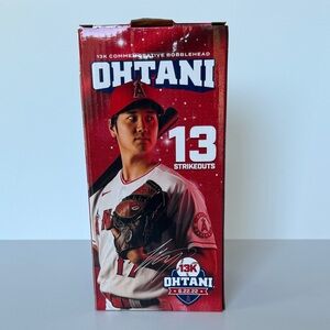 Ohtani 13 Strikeouts Commemorative Bobblehead LA Angels SGA New in Box